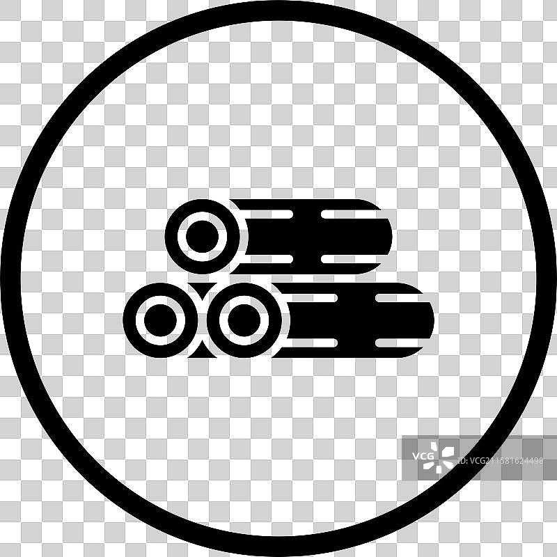 木材图标设计图片素材