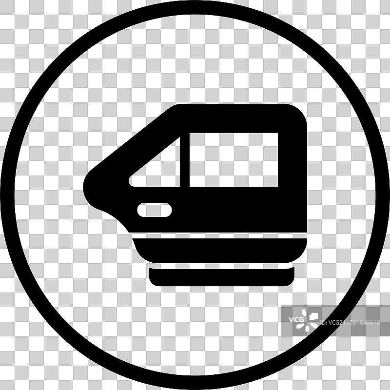 汽车门图标设计图片素材