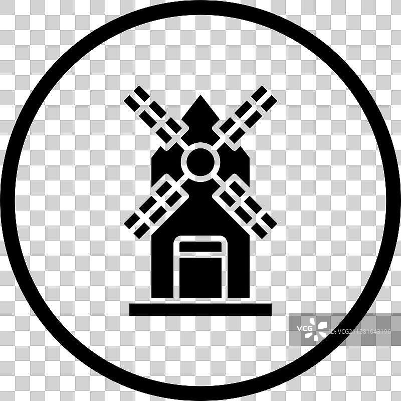 风车图标设计图片素材