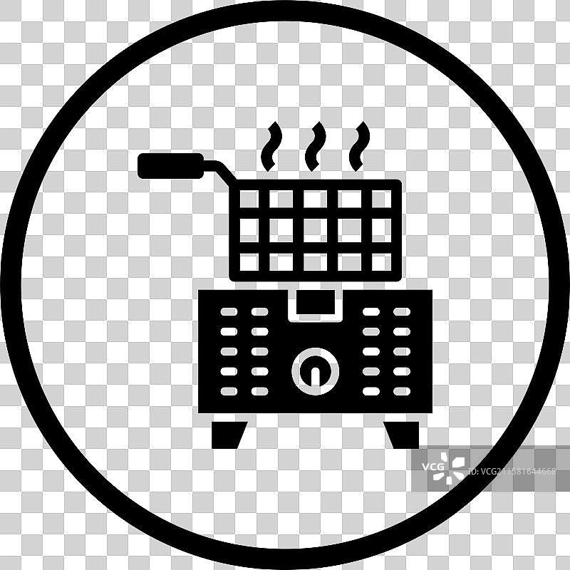 深炸锅图标设计图片素材