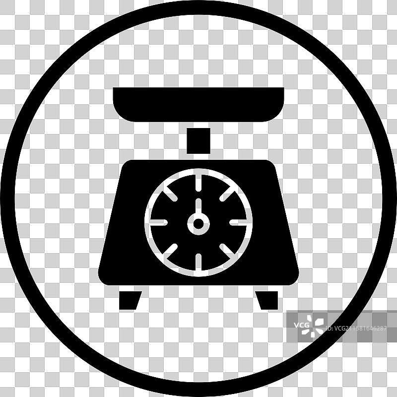 厨房秤图标设计图片素材