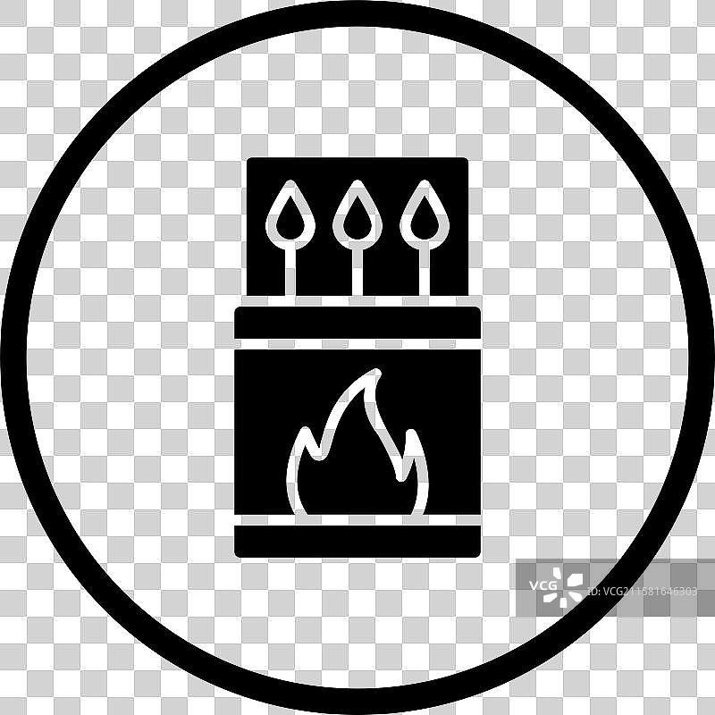 火柴图标设计图片素材