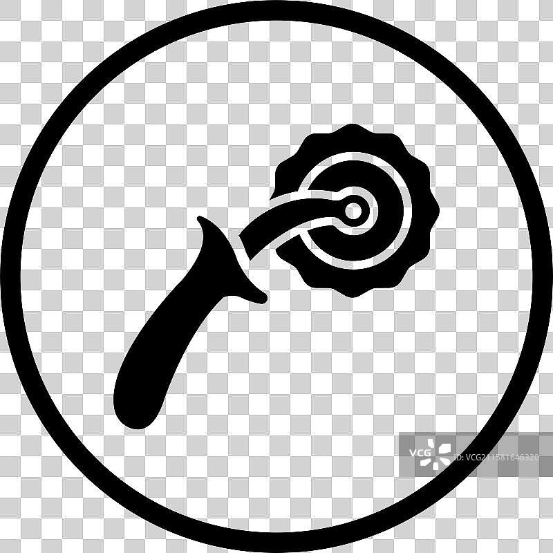 比萨刀图标设计图片素材