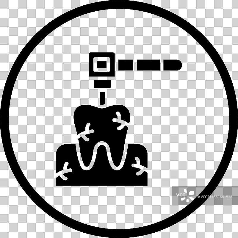 牙科钻头图标设计图片素材