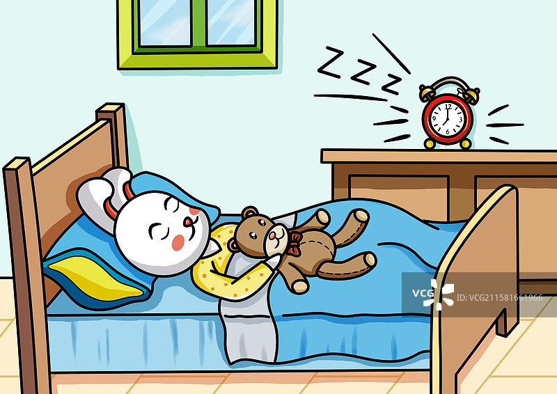 日常生活系列：早睡早起图片素材