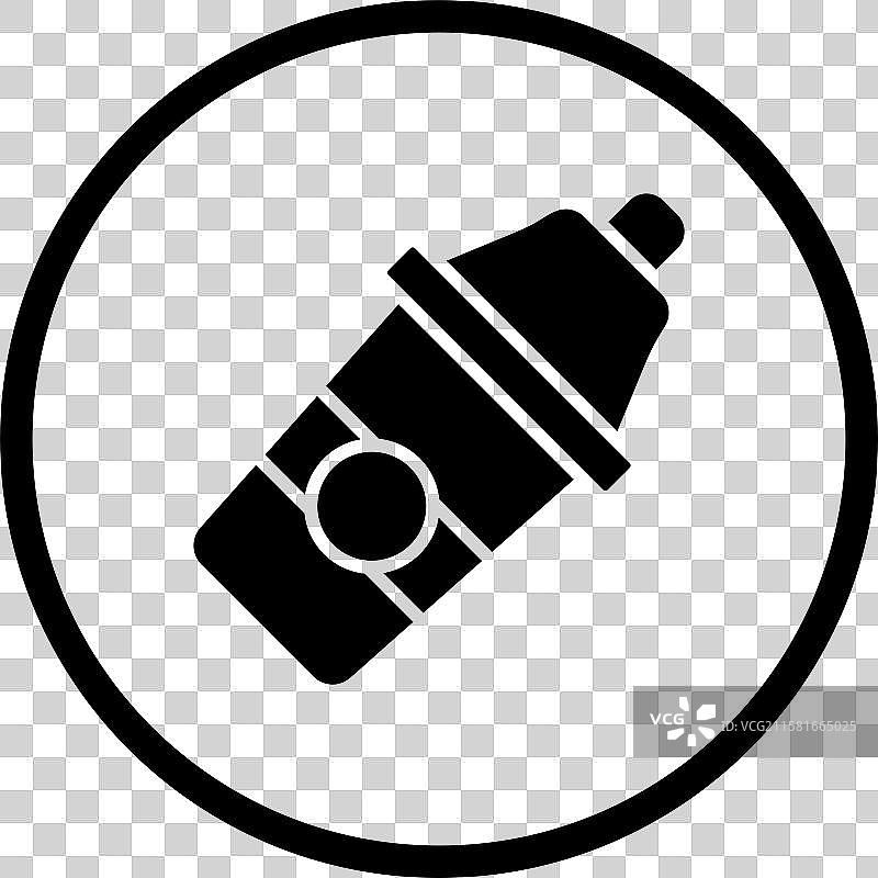 鸡尾酒摇壶图标设计图片素材