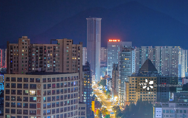 城市夜景图片素材