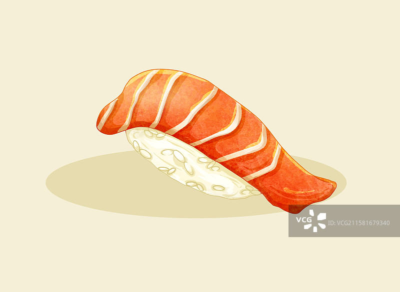 手绘美食寿司图片素材