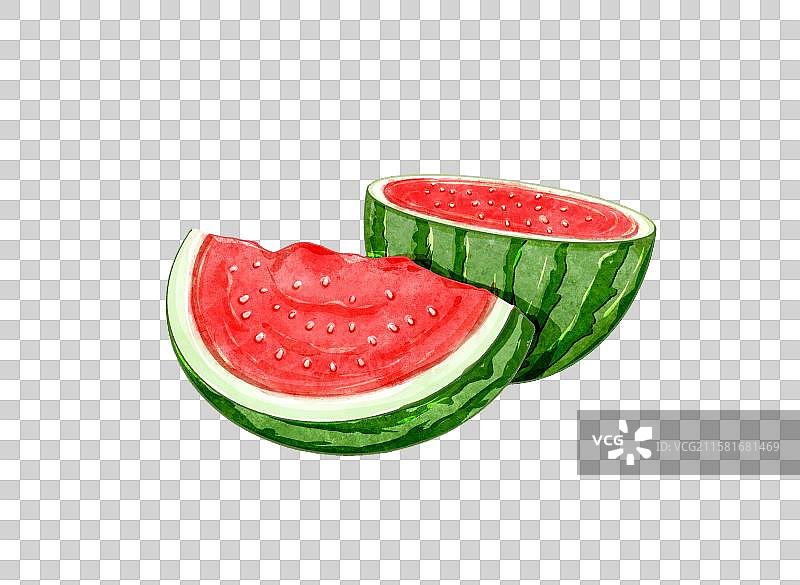 夏日清凉水果西瓜图片素材
