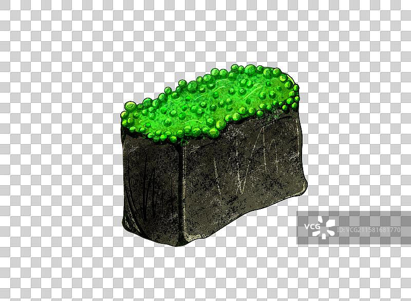 手绘美食插画日料军舰寿司图片素材