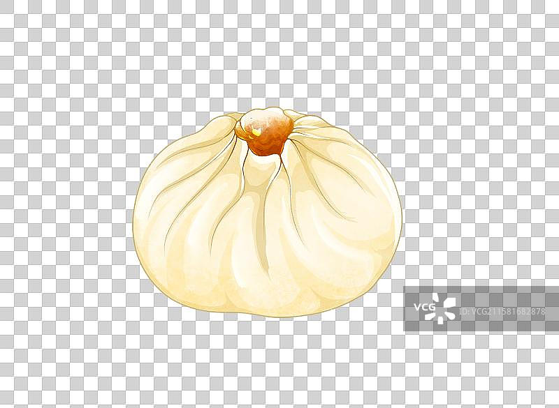 手绘美食插画包子图片素材