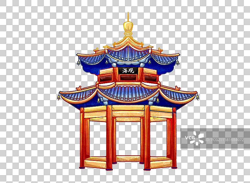 城市建筑地标景点山海关图片素材