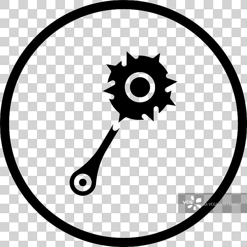 钉头锤图标设计图片素材