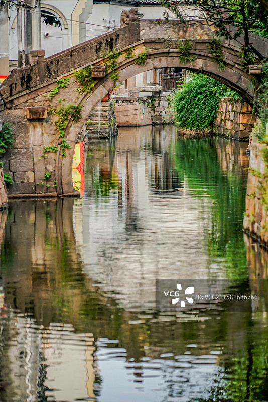 浙江湖州荻港古村图片素材
