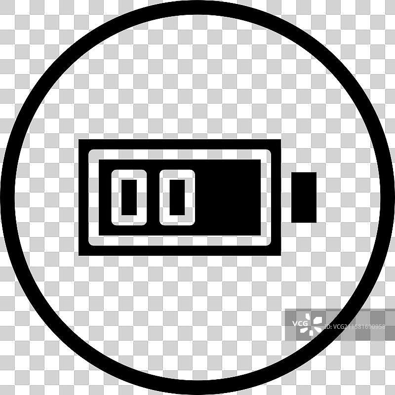 半电池图标设计图片素材