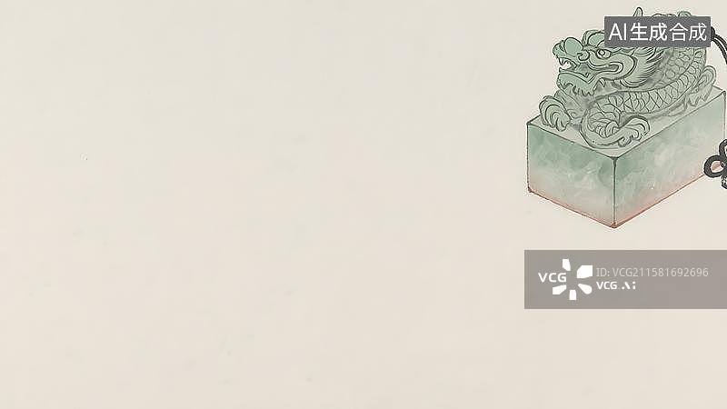 【AI数字艺术】水墨画右上图片素材