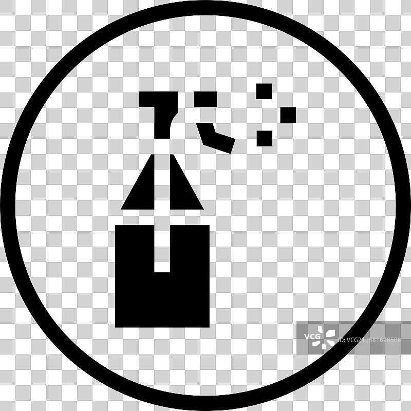 喷雾瓶图标设计图片素材