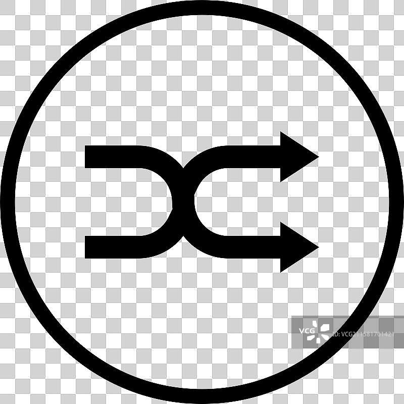 洗牌图标设计图片素材