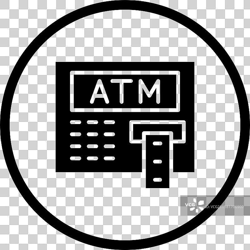 ATM机图标设计图片素材