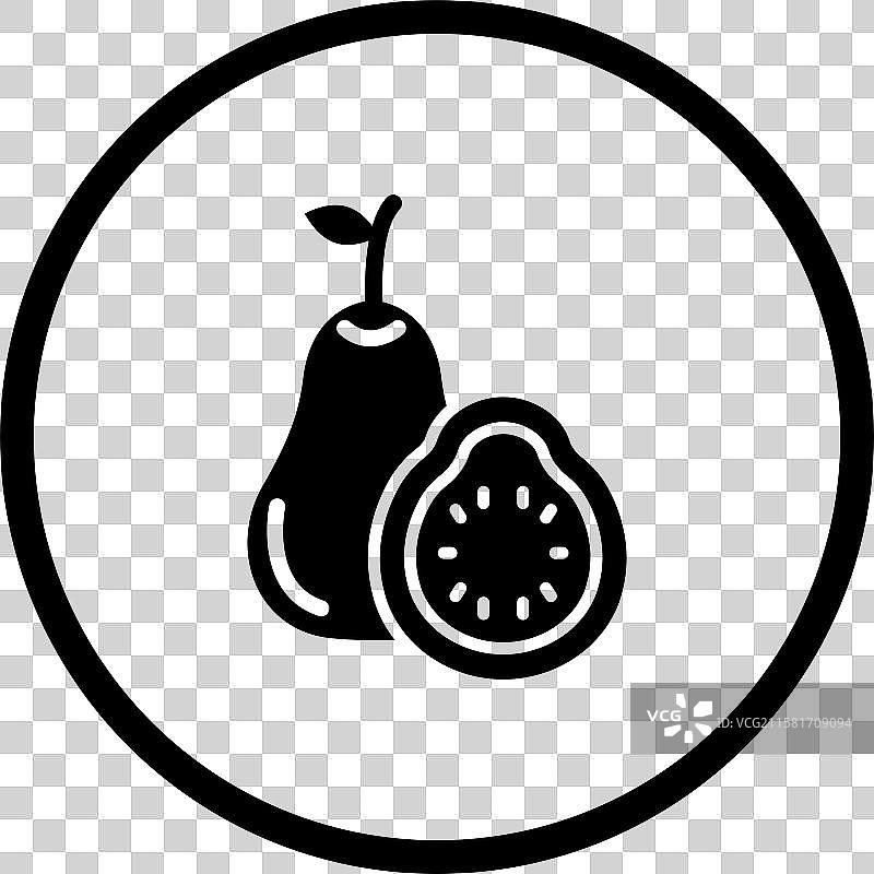 番石榴图标设计图片素材