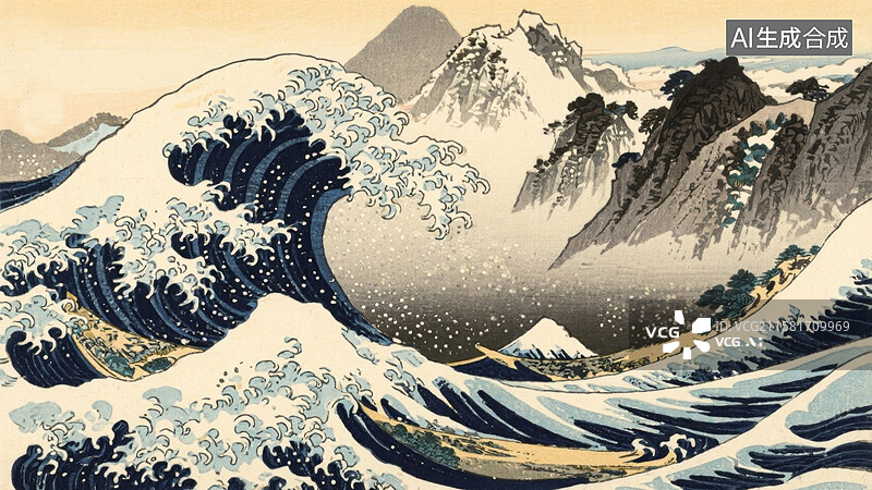 【AI数字艺术】火山喷发与飞行器图片素材