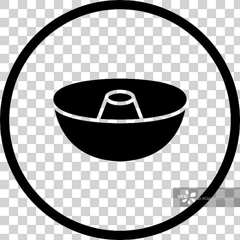 蛋糕模具图标设计图片素材