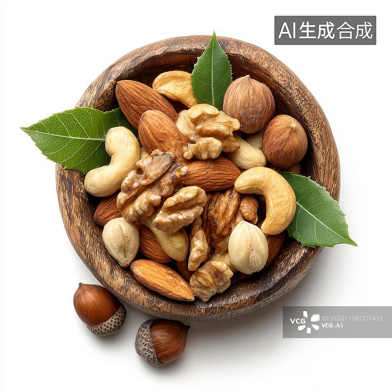 【AI数字艺术】腰果干果素材图片图片素材
