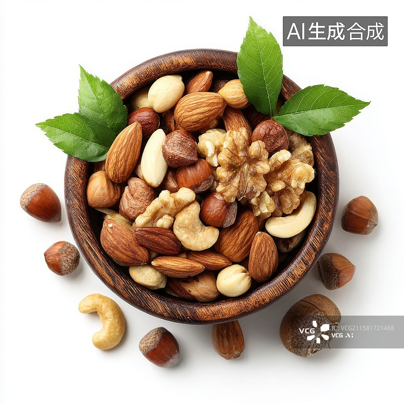 【AI数字艺术】腰果干果素材图片图片素材