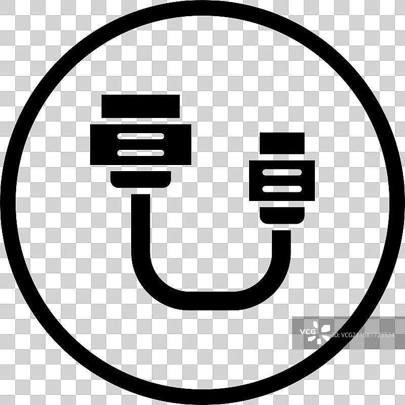 SATA 数据线图标设计图片素材