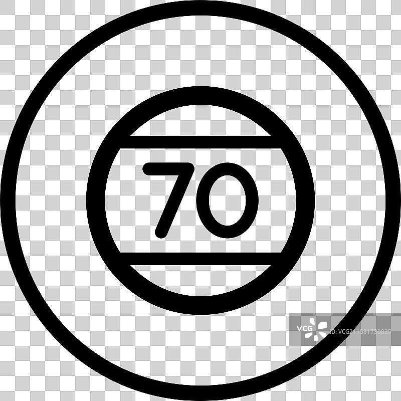 限速标志设计图片素材