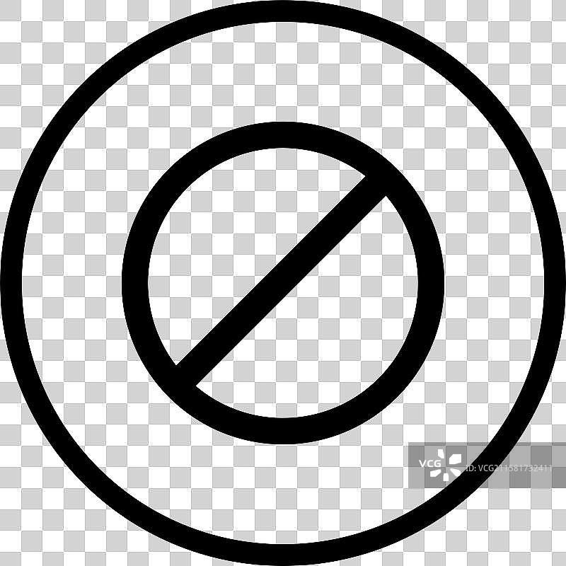 禁止停车图标设计图片素材