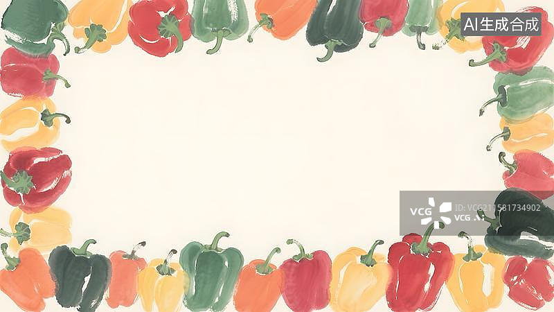 【AI数字艺术】2D卡通环绕图片素材