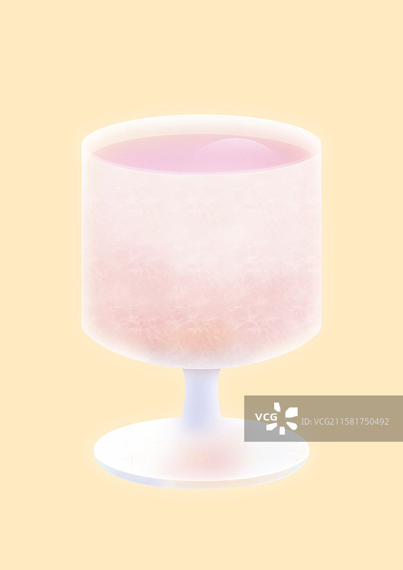 荔枝玫瑰冰饮粉色梦幻饮品图片素材
