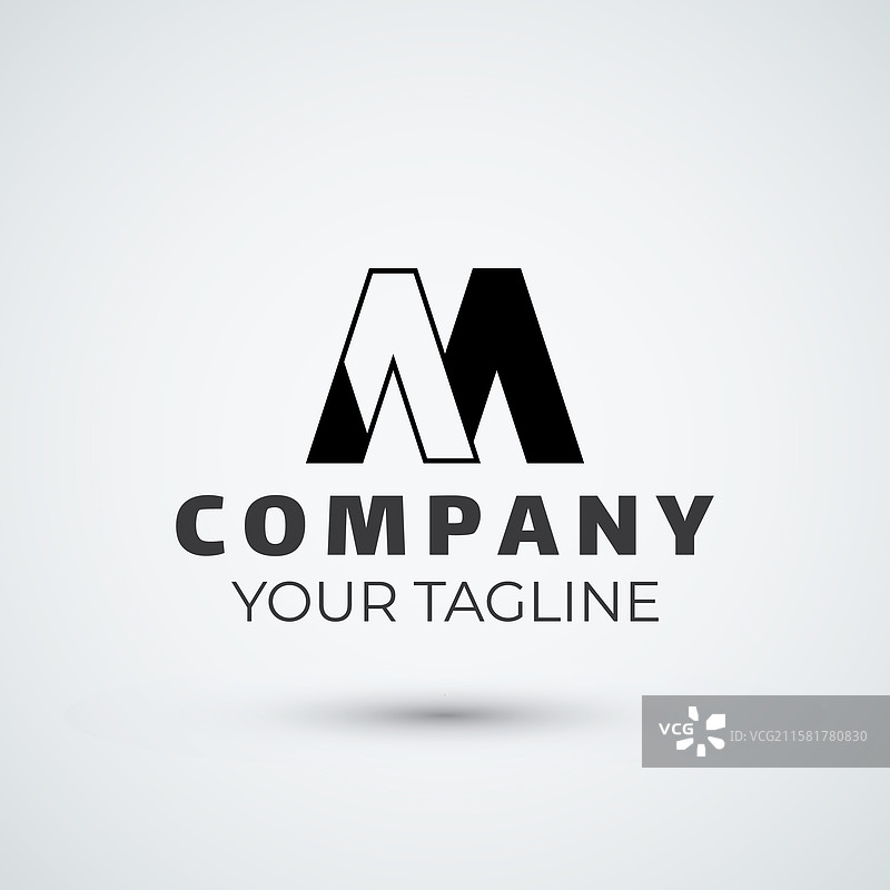 字母M标志设计图标模板图片素材