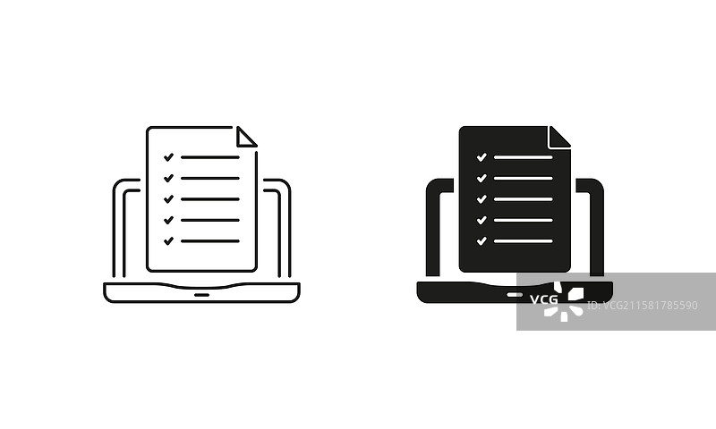 在线测试申请表在笔记本电脑上签名图片素材