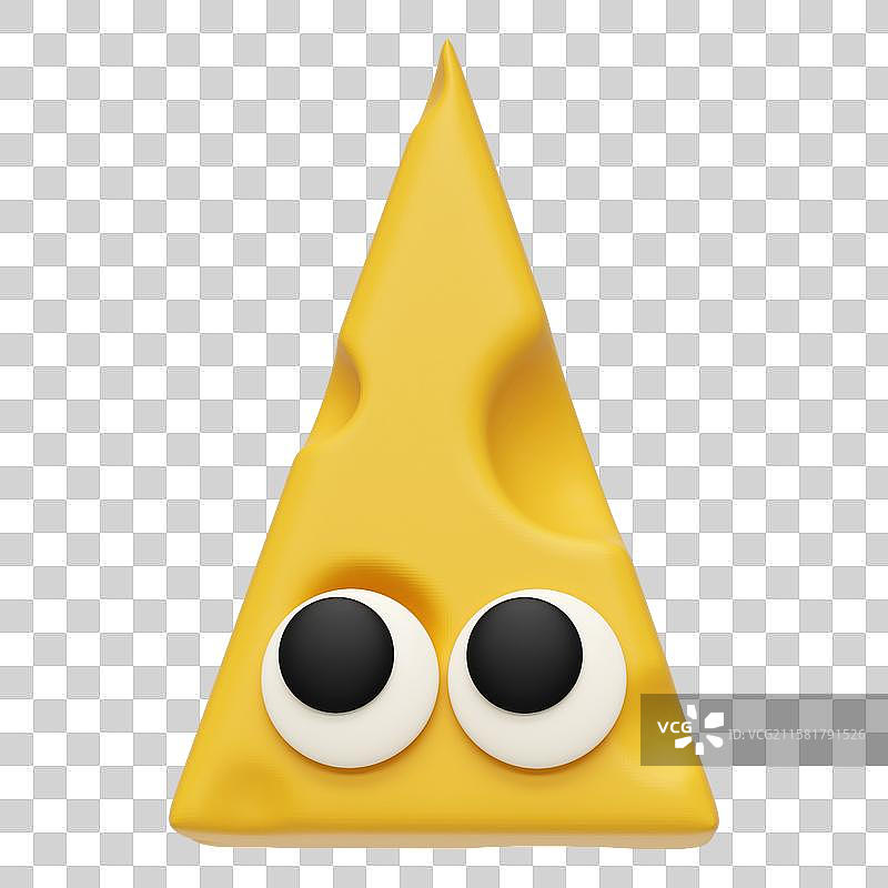 三维立体奶酪芝士黄油插画免抠元素图片素材