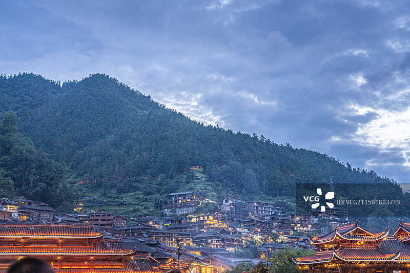 贵州 西江千户苗寨图片素材