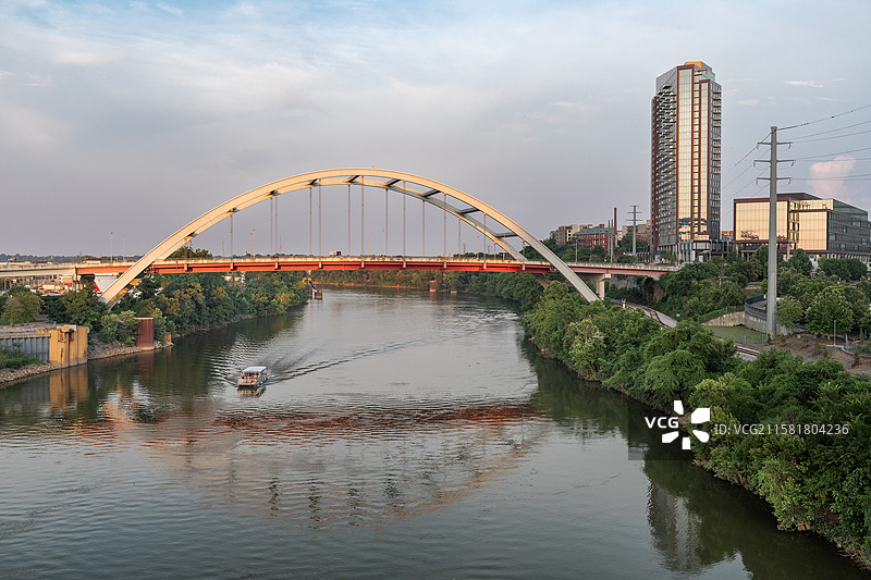 纳什维尔的日落时分图片素材