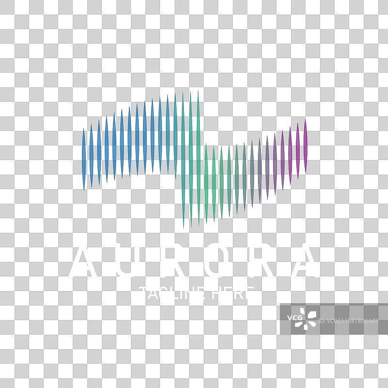 极光标志光天文设计图片素材