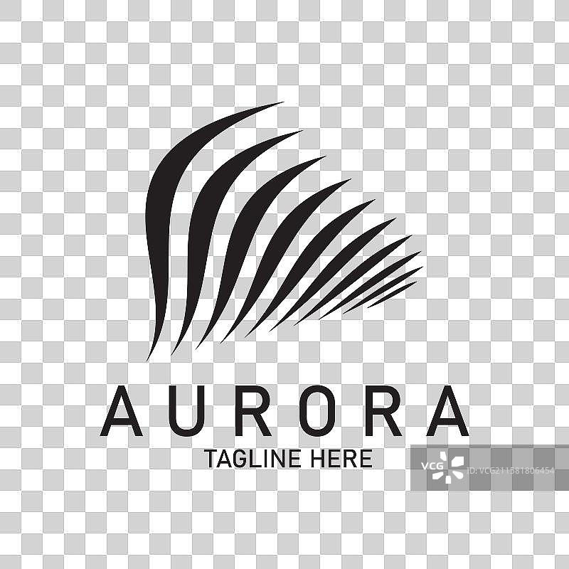 极光标志光天文设计图片素材