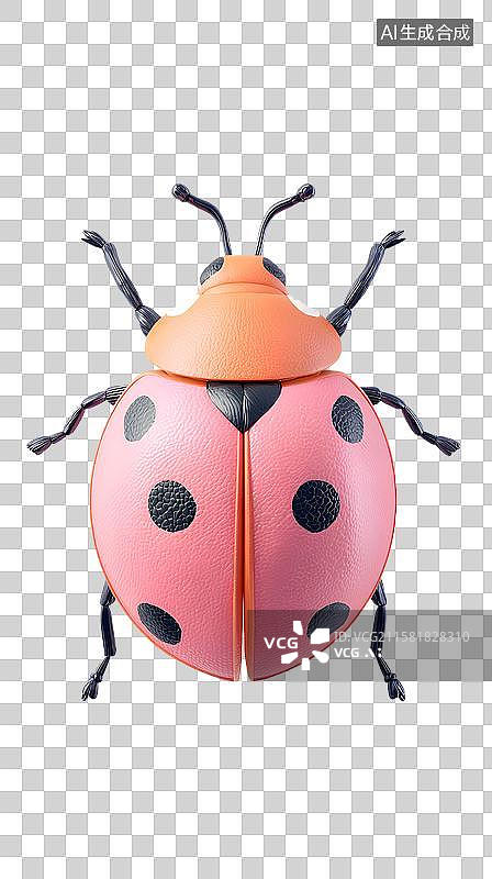 【AI数字艺术】七星瓢虫图片素材