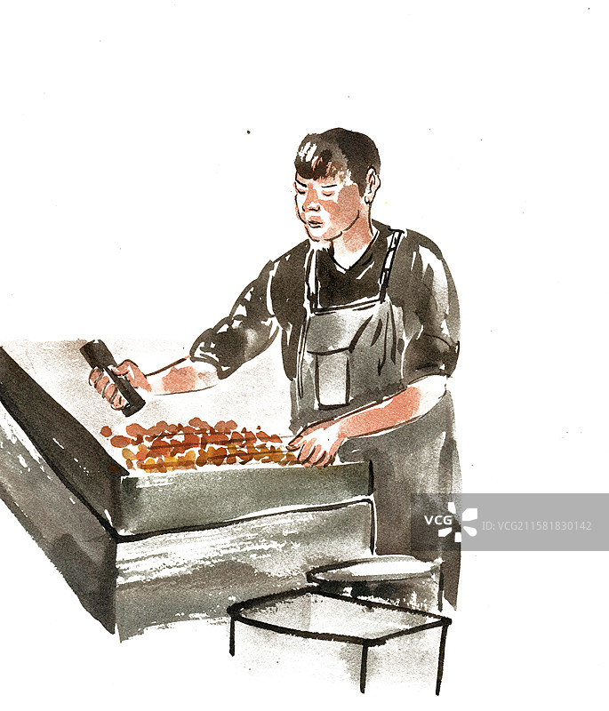 烤羊肉串图片素材