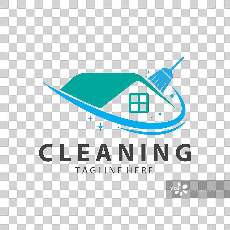清洁标志 清洁房屋标志 清洁窗户标志图片素材