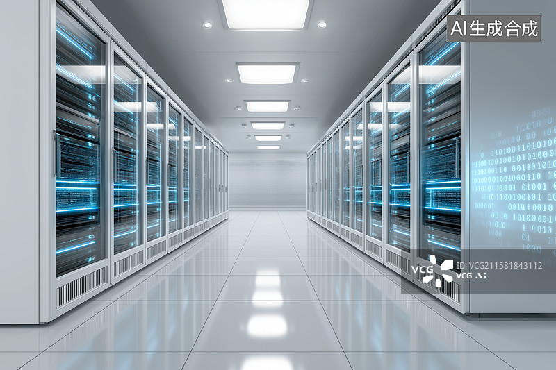 【AI数字艺术】数据中心图片素材