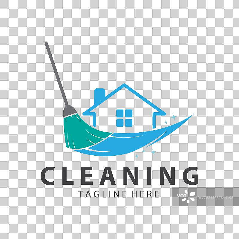 清洁标志 清洁房屋标志 清洁窗户图片素材
