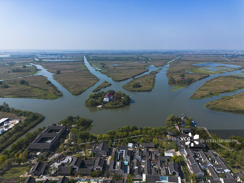 江苏盐城建湖九龙口景区图片素材