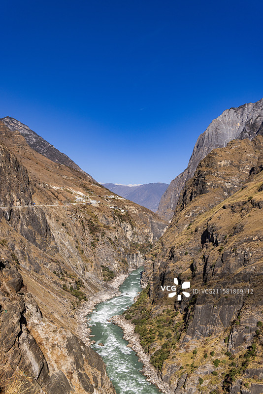 云南虎跳峡景观图片素材