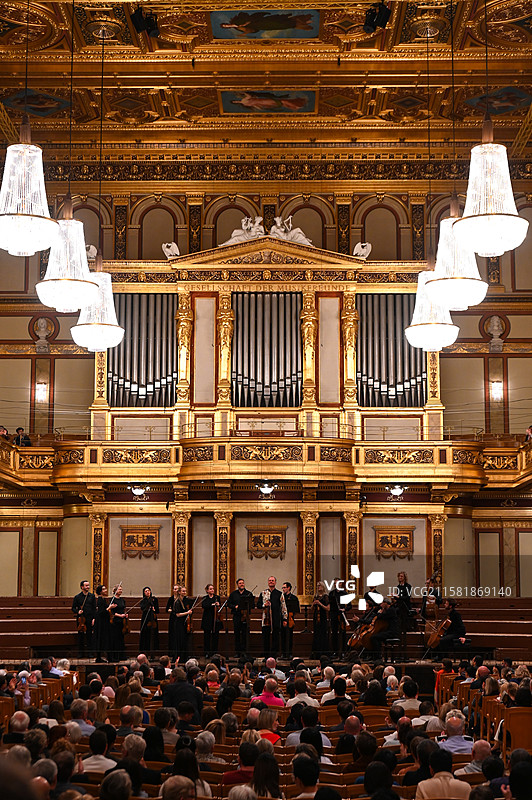 维也纳金色大厅图片素材