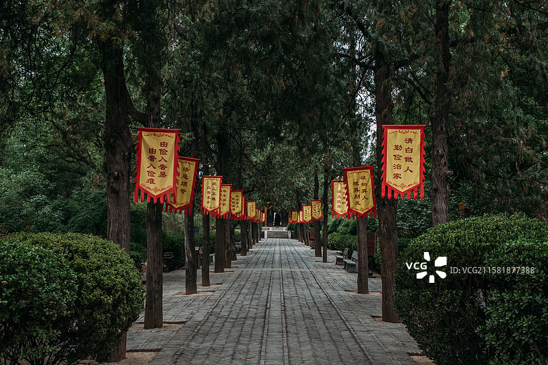 山西运城 夏县 司马温公祠图片素材