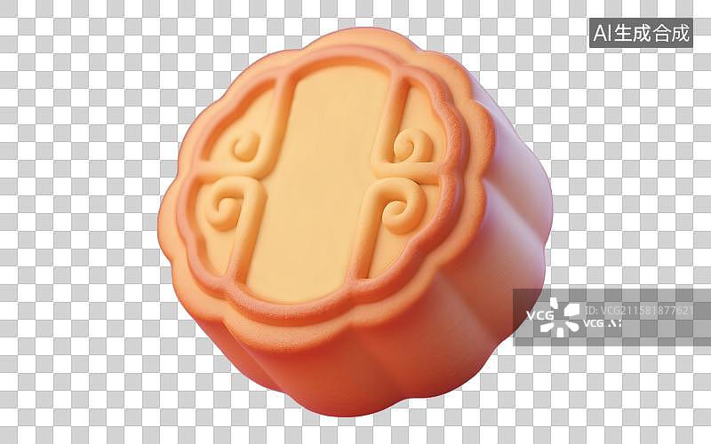 【AI数字艺术】中秋节美食烘烤月饼传统小吃节日习俗新国风中式氛围场景设计素材免扣元素3D三维立体卡通花纹LOGO留白图片素材